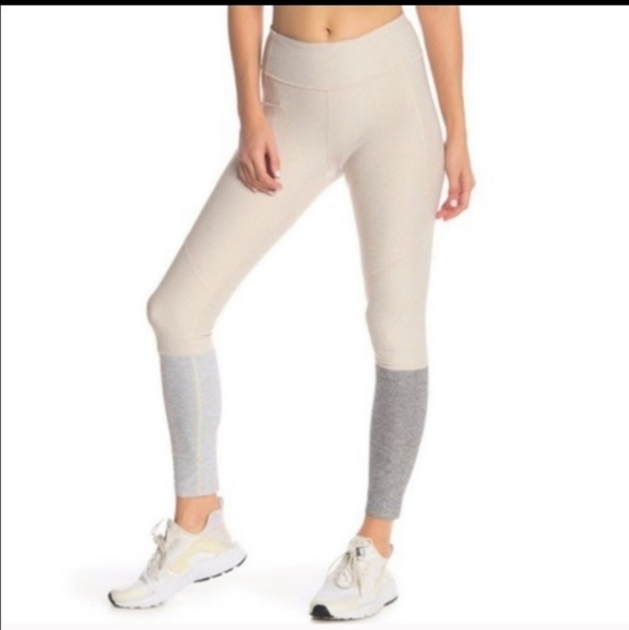 Outdoor Voices Dipped 7/8 Legging Oatmeal Gray Small Atheleisure Workout - Picture 1 of 8